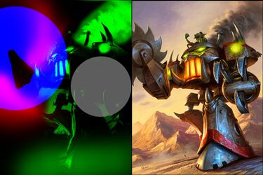 炉石传说金色卡面美术 Piloted Shredder